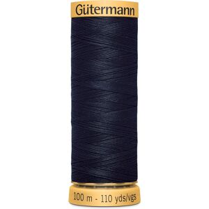 Gütermann Gutermann Natural Cotton Thread 110yd-Dark Navy 103C-6210 Gütermann Gutermann Natural Cotton Thread 110yd-Dark Navy 103C-6210