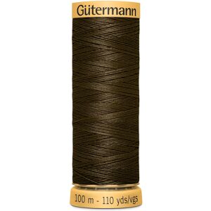 Gütermann Gutermann Natural Cotton Thread 110yd-Dark Brown 103C-2960 Gütermann Gutermann Natural Cotton Thread 110yd-Dark Brown 103C-2960