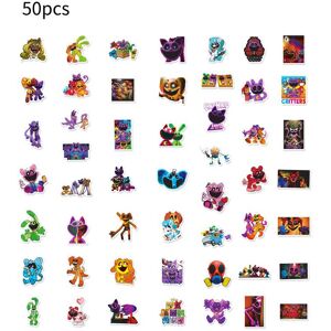 DINAMR (50Pcs) Smiling Critters Theme Game Character Card Stickers Applied Phone DINAMR (50Pcs) Smiling Critters Theme Game Character Card Stickers Applied Phone