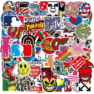 Unbranded 101pcs Skateboard Stickers Pack Non-repeat Cool Sticker Pack Waterproof Reusable Unbranded 101pcs Skateboard Stickers Pack Non-repeat Cool Sticker Pack Waterproof Reusable