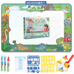 MDSRJONE (Dinosaur 100x80CM) 100x80CM Magic Water Drawing Mat Coloring Doodle With Reusab MDSRJONE (Dinosaur 100x80CM) 100x80CM Magic Water Drawing Mat Coloring Doodle With Reusab
