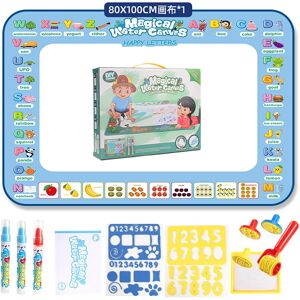MDSRJONE (ABC 100x80CM) 100x80CM Magic Water Drawing Mat Coloring Doodle With Reusable To MDSRJONE (ABC 100x80CM) 100x80CM Magic Water Drawing Mat Coloring Doodle With Reusable To