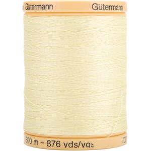 Gütermann Gutermann Natural Cotton Thread Solids 876yd-Butter Cream 800C-349 Gütermann Gutermann Natural Cotton Thread Solids 876yd-Butter Cream 800C-349