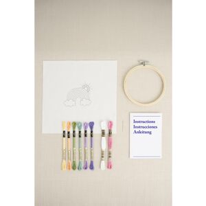 DMC Embroidery Kit Over the Rainbow by Jenni Davis - Easy DMC Embroidery Kit Over the Rainbow by Jenni Davis - Easy