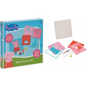 Peppa Pig Paint Your Own Stencil Printing Canvas Kit Activity Set Peppa Pig Paint Your Own Stencil Printing Canvas Kit Activity Set