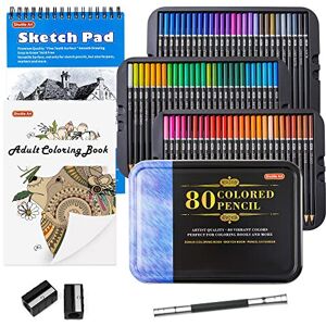 80 Colours Professional Colouring Pencils, Shuttle Art Soft Core Coloured Pencil 80 Colours Professional Colouring Pencils, Shuttle Art Soft Core Coloured Pencil