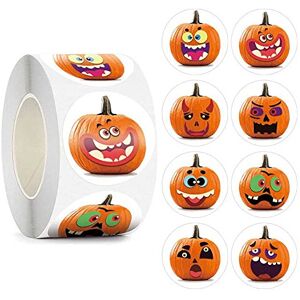NT-ling Halloween Sticker,500Pcs Self-adhensive Pumpkin Ghost Candy Stickers DIY Envelop NT-ling Halloween Sticker,500Pcs Self-adhensive Pumpkin Ghost Candy Stickers DIY Envelop