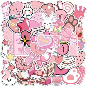 LYunMu Pink Rabbit Heart Stickers for Water Bottles,Aesthetic Stickers,Kawaii Sticker P LYunMu Pink Rabbit Heart Stickers for Water Bottles,Aesthetic Stickers,Kawaii Sticker P