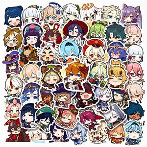 LYunMu 50 Pcs Genshin Impact Stickers for Kids Teens Adults Boys Girls Gift,Stickers Pa LYunMu 50 Pcs Genshin Impact Stickers for Kids Teens Adults Boys Girls Gift,Stickers Pa