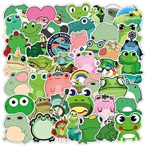 Bric Dodo 50Pcs Cute Frog Stickers Water Bottles Laptop Hydroflasks Phone Guitar Skateboar Bric Dodo 50Pcs Cute Frog Stickers Water Bottles Laptop Hydroflasks Phone Guitar Skateboar