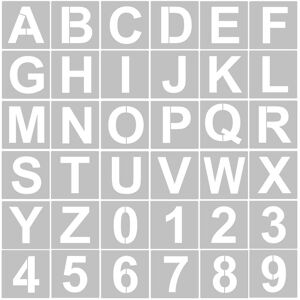 Unbranded Letter and Number Stencils Reusable Washable Alphabet Stencils Environmentfriend Unbranded Letter and Number Stencils Reusable Washable Alphabet Stencils Environmentfriend