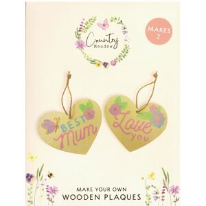 Unbranded Make Your Own Wooden Heart Plaque - Mothers Day Crafts Unbranded Make Your Own Wooden Heart Plaque - Mothers Day Crafts