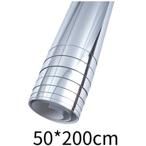 Unbranded (200cm/78.74in) Wall Mirror Sticker Roll Self Adhesive Stick Film Pet Diy Wallpa Unbranded (200cm/78.74in) Wall Mirror Sticker Roll Self Adhesive Stick Film Pet Diy Wallpa