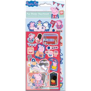 Peppa Pig Glorious Britain Character Sticker Peppa Pig Glorious Britain Character Sticker