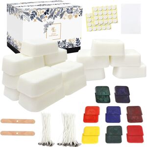 ETUOLIFE All-Natural Candle Making Kit – 960g Soy Wax, 8 Dyes, 30 Wicks, 40 Stic ETUOLIFE All-Natural Candle Making Kit – 960g Soy Wax, 8 Dyes, 30 Wicks, 40 Stic