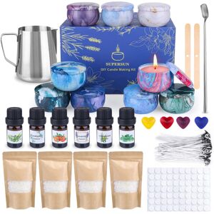 SUPERSUN Candle Making Kit, Wax Melt Making Kit, Make Your Own Scented Candles, 480g Bees SUPERSUN Candle Making Kit, Wax Melt Making Kit, Make Your Own Scented Candles, 480g Bees