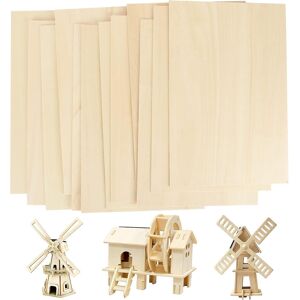 Unbranded 12 Piecesplywood Sheets, 300x200x1.5mm Balsa Wood, Unfinished Basswood Sheets Pe Unbranded 12 Piecesplywood Sheets, 300x200x1.5mm Balsa Wood, Unfinished Basswood Sheets Pe
