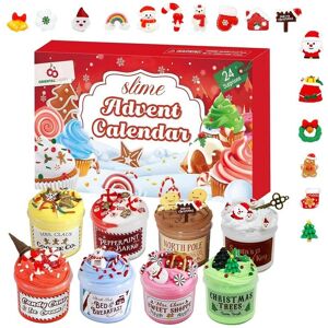 Unbranded 24 Days Of Slime And Kit 24 Days Christmas Countdown Calendar Butter Slime Stres Unbranded 24 Days Of Slime And Kit 24 Days Christmas Countdown Calendar Butter Slime Stres