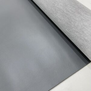 I Want Fabric Fire-Resistant Faux Leather Vinyl Upholstery Fabric - Dark Grey I Want Fabric Fire-Resistant Faux Leather Vinyl Upholstery Fabric - Dark Grey