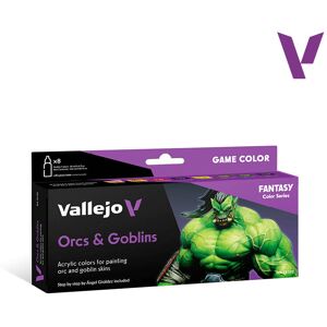 VAL72192 AV Vallejo Game Color Set - Orcs & Goblins (x8) VAL72192 AV Vallejo Game Color Set - Orcs & Goblins (x8)