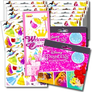 Disney Princess Stickers Party Favors - Bundle of 12 Sheets 240+ Stickers Plus P Disney Princess Stickers Party Favors - Bundle of 12 Sheets 240+ Stickers Plus P