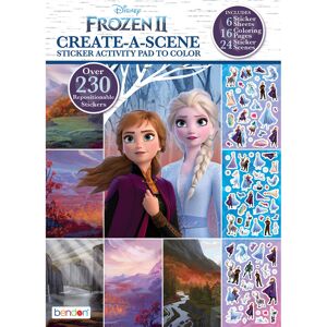 Disney Frozen 2 Create-a-Scene Sticker Pad and Sticker Scenes 46033 Multicolor Disney Frozen 2 Create-a-Scene Sticker Pad and Sticker Scenes 46033 Multicolor