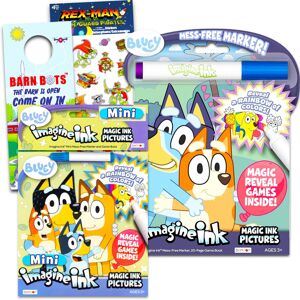 Disney Bluey Magic Ink Coloring Book Set Kids Toddlers - Bundle with 2 Bluey Ima Disney Bluey Magic Ink Coloring Book Set Kids Toddlers - Bundle with 2 Bluey Ima