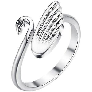 Unbranded Swan Adjustable Knitting Loop Crochet Loop Ring Swan Open Finger Ring,adjustable Unbranded Swan Adjustable Knitting Loop Crochet Loop Ring Swan Open Finger Ring,adjustable