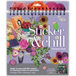 Proper - THE BIG CHILL LABEL Sticker & Chill Sticker Book for Adults - 800+ Repositionable Colorful Clings Cr Proper - THE BIG CHILL LABEL Sticker & Chill Sticker Book for Adults - 800+ Repositionable Colorful Clings Cr