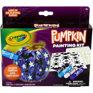 Crayola Galaxy No Carve Pumpkin Decorating Kit Less Mess Kids Paint Set Glow in Crayola Galaxy No Carve Pumpkin Decorating Kit Less Mess Kids Paint Set Glow in