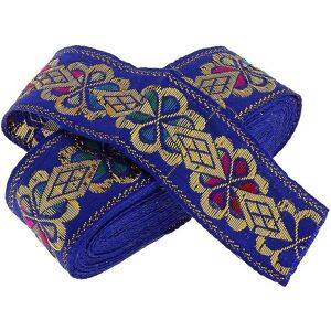 Unbranded (Royal Blue) Jacquard Trim Braid Embroidered Ribbon Craft Sewing Retro Boho Ethn Unbranded (Royal Blue) Jacquard Trim Braid Embroidered Ribbon Craft Sewing Retro Boho Ethn