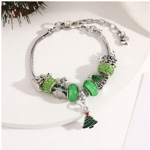 Unbranded (style-11, 21cm) Festive Crystal Beaded Bracelet for Girls Christmas DIY Charm B Unbranded (style-11, 21cm) Festive Crystal Beaded Bracelet for Girls Christmas DIY Charm B