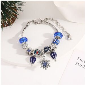 Unbranded (style-16, 20cm) Festive Crystal Beaded Bracelet for Girls Christmas DIY Charm B Unbranded (style-16, 20cm) Festive Crystal Beaded Bracelet for Girls Christmas DIY Charm B