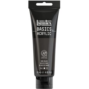 Liquitex BASICS Acrylic Paint 118ml 4oz Tube Mars Black Liquitex BASICS Acrylic Paint 118ml 4oz Tube Mars Black