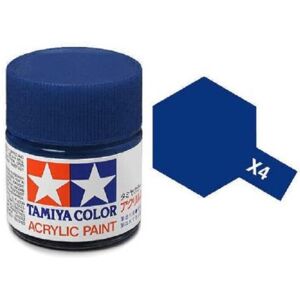 Tamiya Models X4 Mini Acrylic Paint Blue Tamiya Models X4 Mini Acrylic Paint Blue