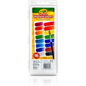 Crayola Watercolor Paint Set (16 Count), Washable Paint for Kids, 1 Paint Brush, Crayola Watercolor Paint Set (16 Count), Washable Paint for Kids, 1 Paint Brush,
