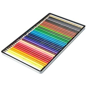 Amazon Coloured Pencils in Tin Box, Pack of 36 - Assorted Colours Amazon Coloured Pencils in Tin Box, Pack of 36 - Assorted Colours