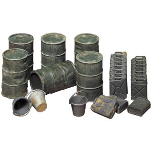 Tamiya Model Oil Drums - Model Kit Tamiya Model Oil Drums - Model Kit