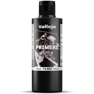 Vallejo Black Primer Acry-Poly 200ml Paint Vallejo Black Primer Acry-Poly 200ml Paint