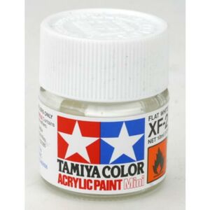Tamiya USA TAM81702 Acrylic Mini X-F2 Flat White 1/3 Oz Tamiya USA TAM81702 Acrylic Mini X-F2 Flat White 1/3 Oz