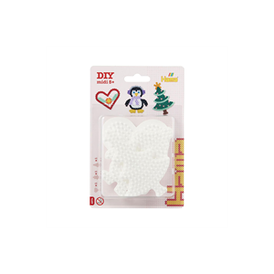 Hama Ironing Beads Pegboards Blister Heart Penguin & Christmas Tree Hama Ironing Beads Pegboards Blister Heart Penguin & Christmas Tree