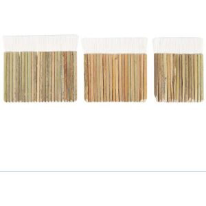 Unbranded 3 Size Sheep Hair Brush Bamboo Handle Soft Brush Latex Paint Brush For Pottery P Unbranded 3 Size Sheep Hair Brush Bamboo Handle Soft Brush Latex Paint Brush For Pottery P