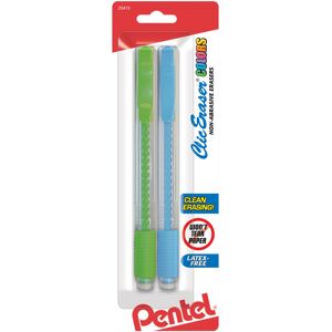 Pentel Clic Erasers Assorted Colors 2/Pkg. Pentel Clic Erasers Assorted Colors 2/Pkg.
