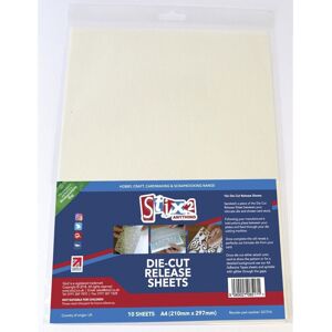 Pack 10 A4 Die Cut Release Sheets Craft For Cutting Machine Scrapbooking Stix2 Pack 10 A4 Die Cut Release Sheets Craft For Cutting Machine Scrapbooking Stix2