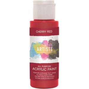 Artiste All Purpose Acrylic Paint - Cherry Red (2oz) Artiste All Purpose Acrylic Paint - Cherry Red (2oz)