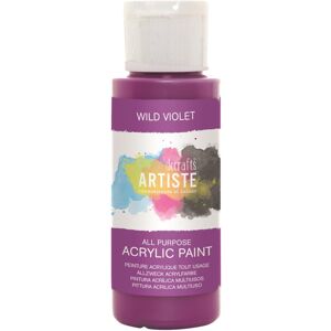 Artiste All Purpose Acrylic Paint - Wild Violet (2oz) Artiste All Purpose Acrylic Paint - Wild Violet (2oz)