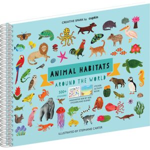 Cucina Animal Habitats Sticker Book (500+ Stickers for Kids & 12 Coloring Pag Cucina Animal Habitats Sticker Book (500+ Stickers for Kids & 12 Coloring Pag