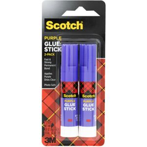 Scotch Purple Glue Sticks 0.28 Ounces 2-Pack (6108-2N) Scotch Purple Glue Sticks 0.28 Ounces 2-Pack (6108-2N)