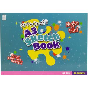 Carousel Home Kids A3 Art & Craft Sketchbook Artist Sketch Pad with 60 Sheets A3 Drawing Pap Carousel Home Kids A3 Art & Craft Sketchbook Artist Sketch Pad with 60 Sheets A3 Drawing Pap