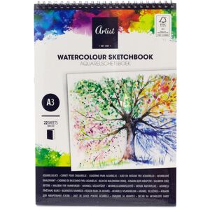 Carousel Home A3 Watercolour Sketchbook 22 Sheets Artist Painting Sketch Pad 160gsm Cartridg Carousel Home A3 Watercolour Sketchbook 22 Sheets Artist Painting Sketch Pad 160gsm Cartridg